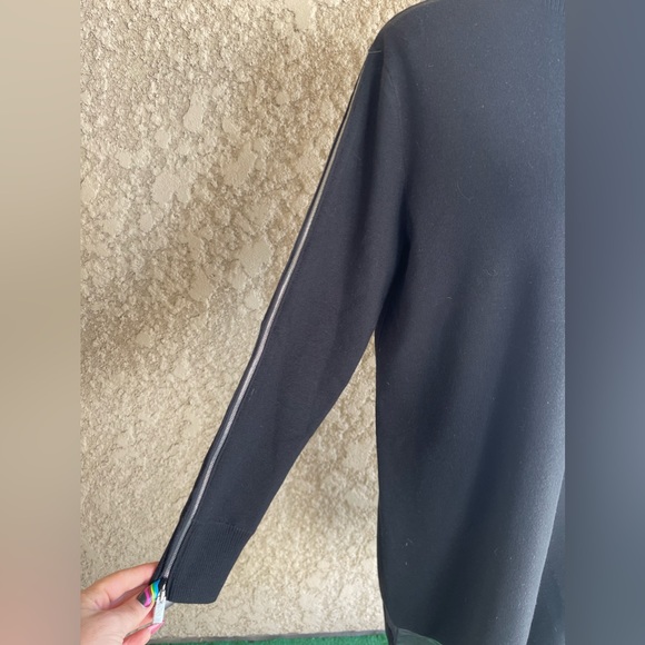 Rag & Bone Black Long Sleeve Maxi Dress with Zippers, Size Small - Picture 8 of 10